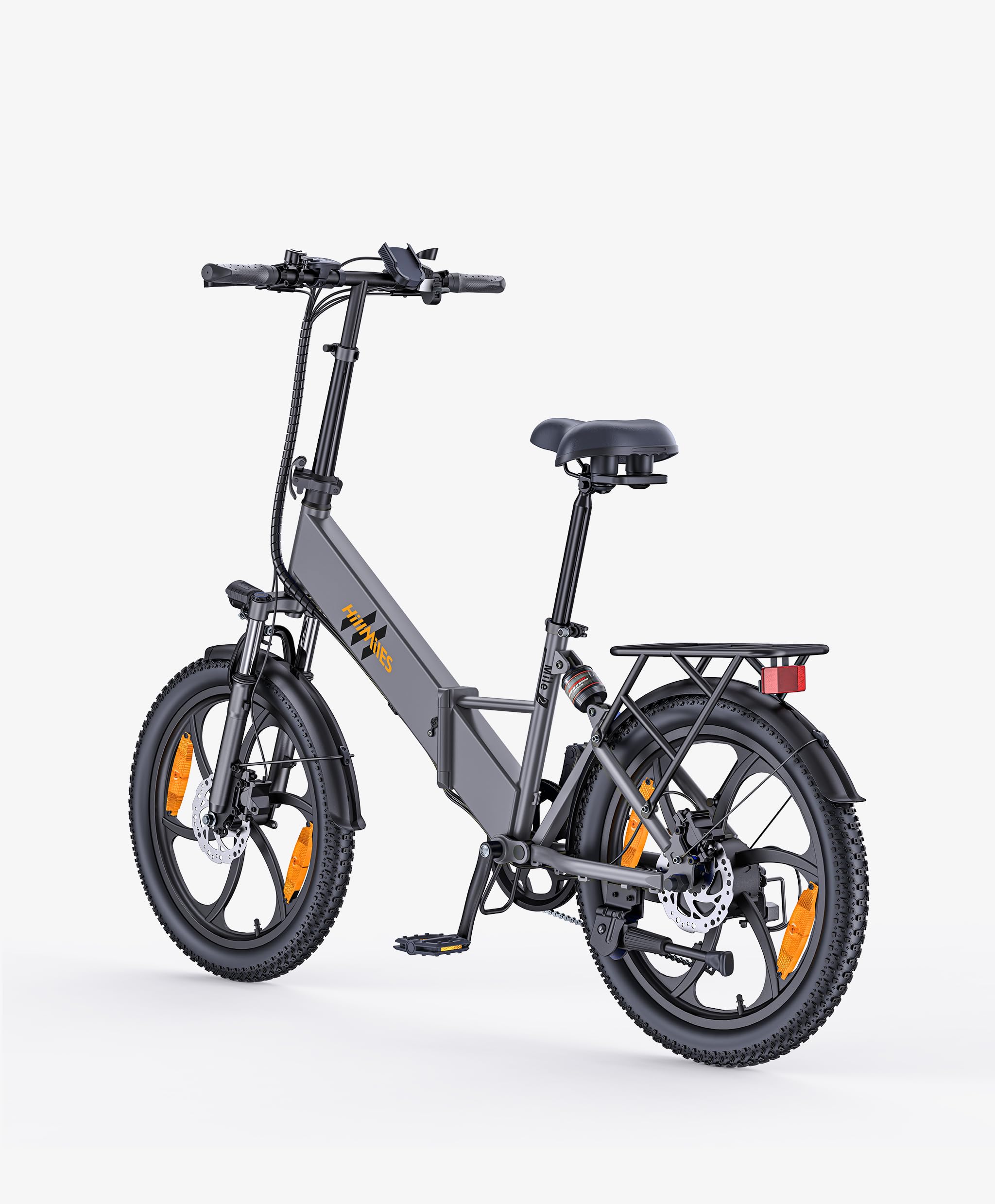 Bicicletta elettrica pieghevole per adulti Mile 2 250W, dotata di batteria rimovibile da 36V 13Ah, velocità massima di 25 chilometri all'ora, autonomia di 100 chilometri