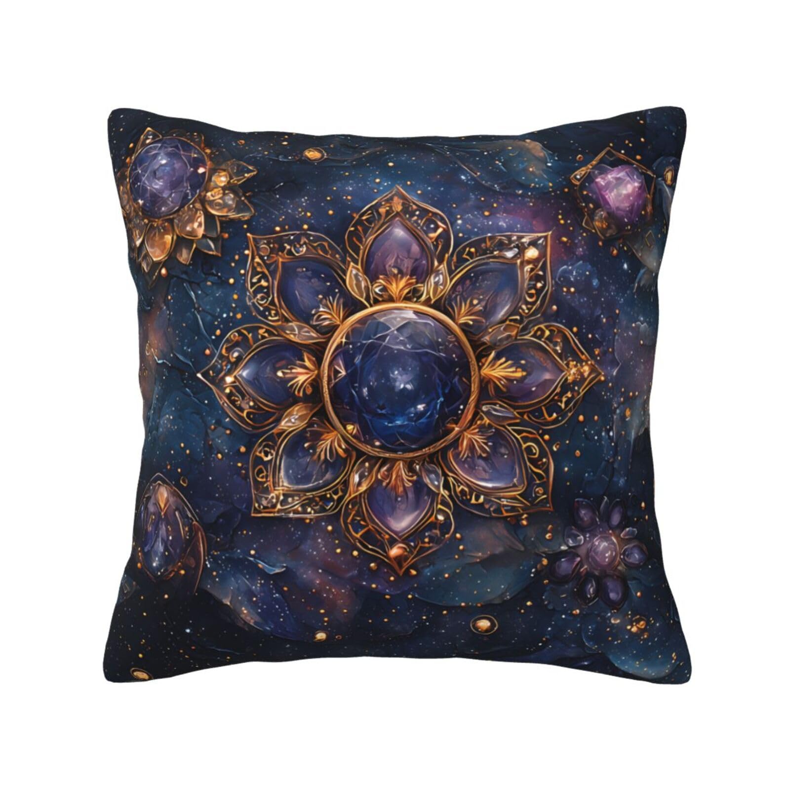 Magical Pattern Throw Pillow Cover 18x18 Inch, Cushion Cover for Sofa Bed, Decorative Pillow Case for Home Decor