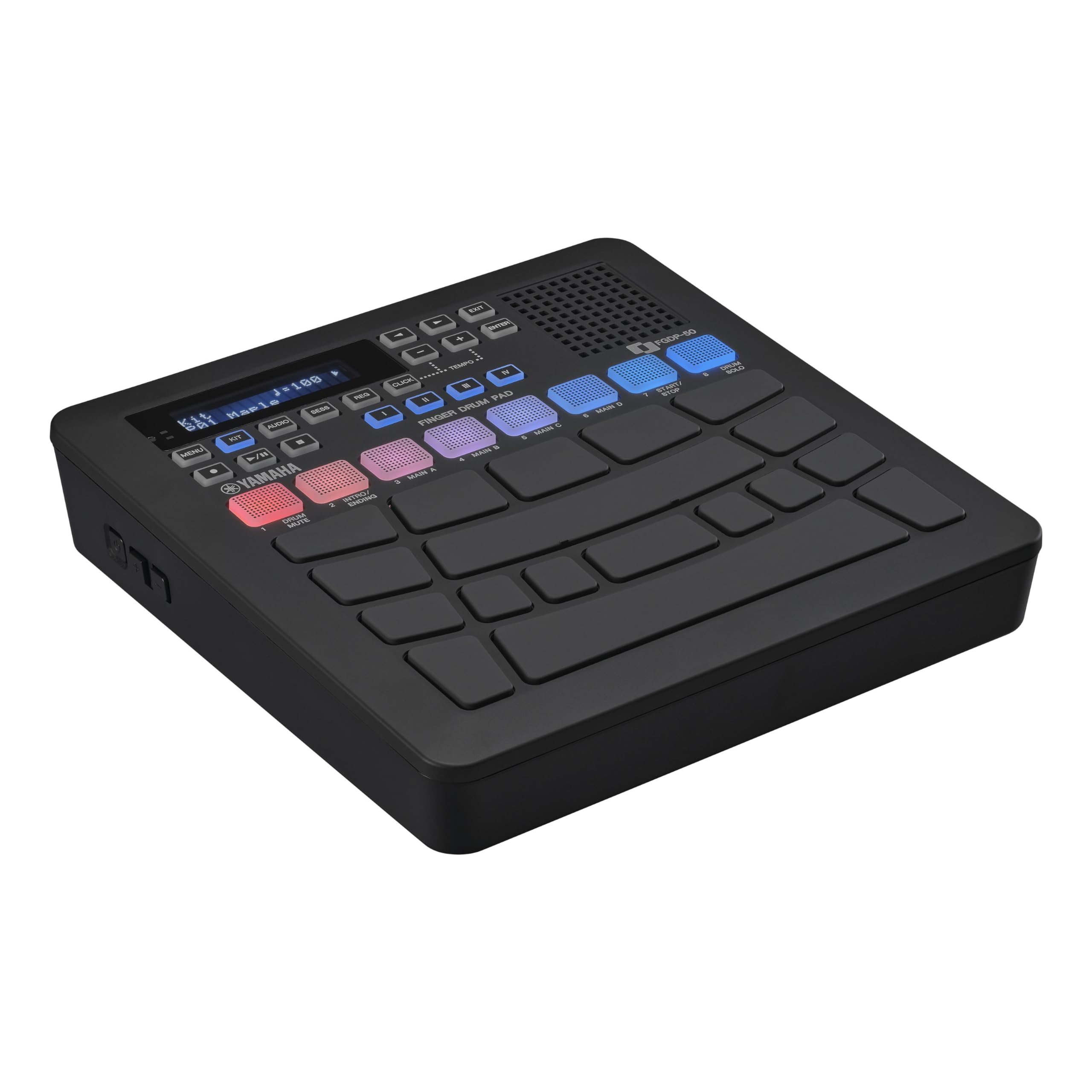 YAMAHA FGDP-50 Finger Drum Pad – Pad de Batería Electrónico Avanzado, Pads Ultra Sensibles, 48 Kits Preestablecidos, 1.500 Sonidos, Altavoz Incorporado, USB MIDI/Audio, Batería Recargable, Entrada AUX