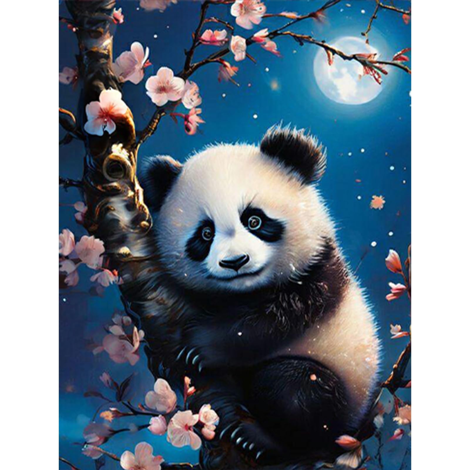 GHHKUD Diamond Painting für Erwachsene, Panda Tiere 5D DIY D