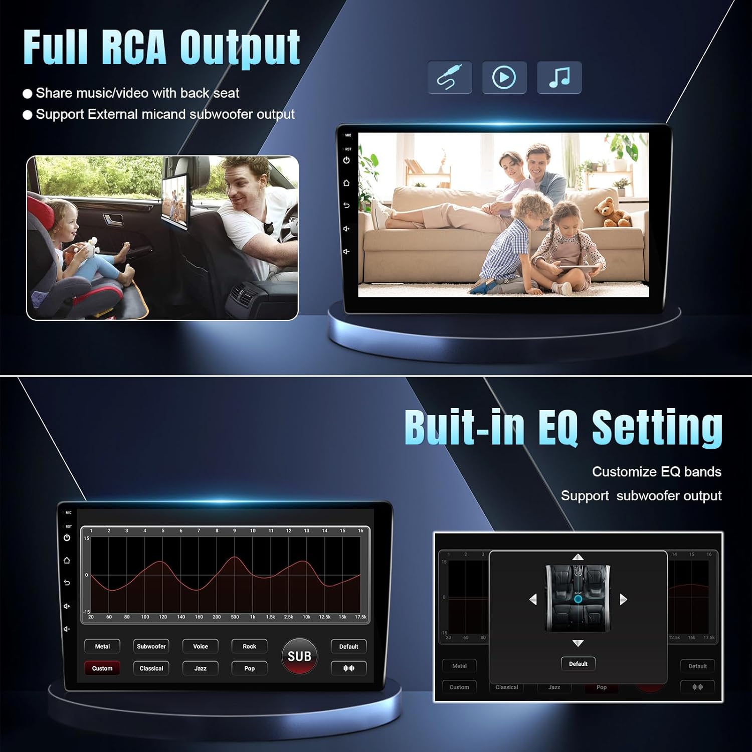 Leadfan Car Radio for Toyota Camry 2012 2013 2014(JBL Version) with Carplay Android Auto, 10.1IN Screen for Camry Car Stereo with GPS Backup Camera (for Toyota Camry 2012-2014 with JBL)