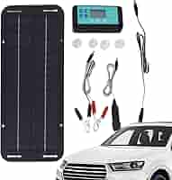 Pannello Solare 2W 12V Per Mantenimento Batteria - Portatile Per Campeggio E Esterno - Foto 3