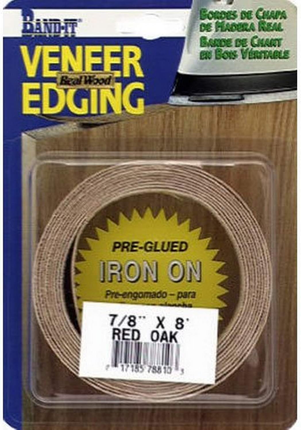 CLOVERDALE 78850 7/8x8 WHT Edging, 7/8" x 8', White Birch