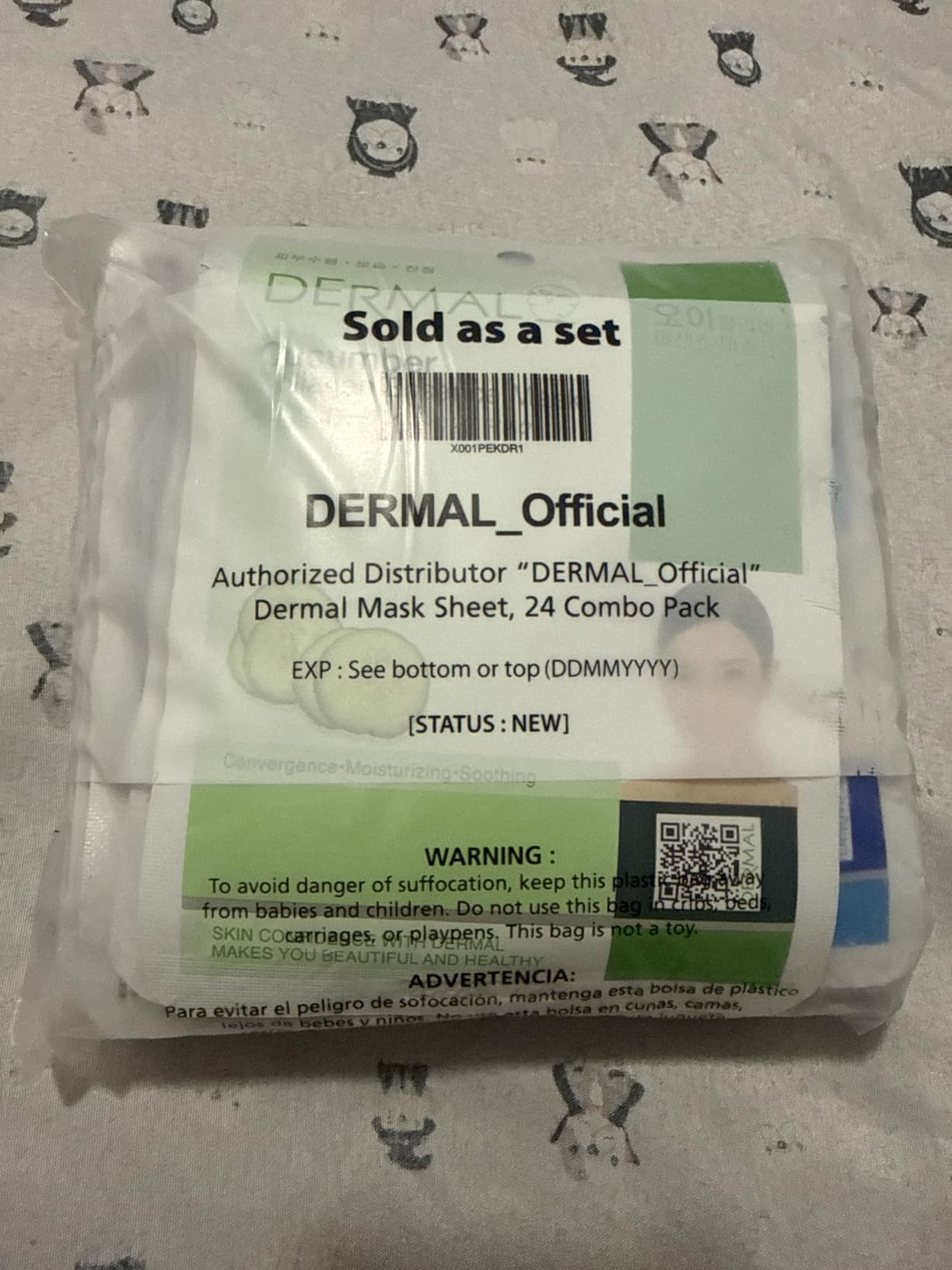 DERMAL 24 Combo Pack Made in Korea Facial Mask – 20+ Years of K-Beauty Experience, Premium Quality Korean Sheet Masks for Daily Skincare Routine