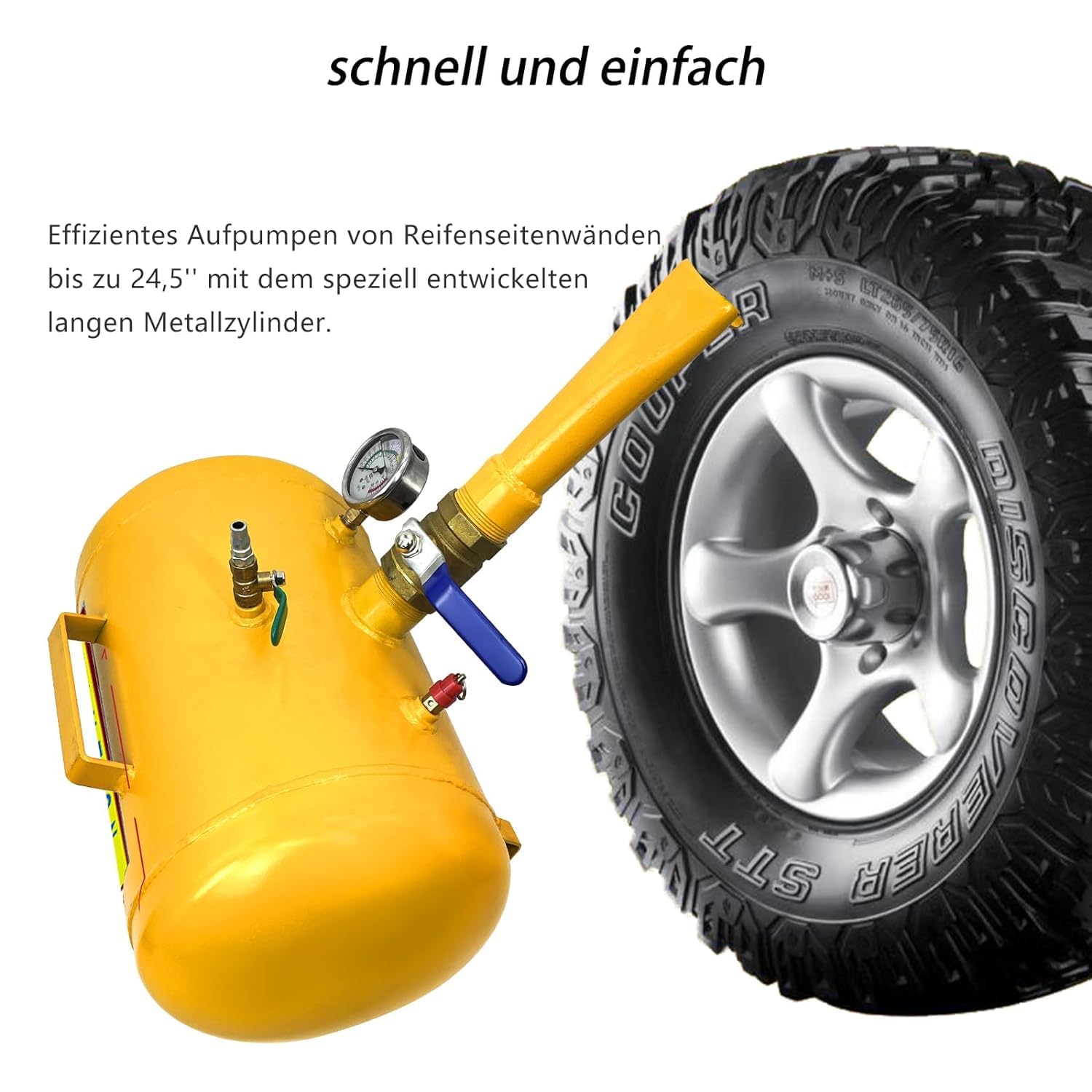 5 Gallonen Reifen Reifenfüller Booster Schockfüller
