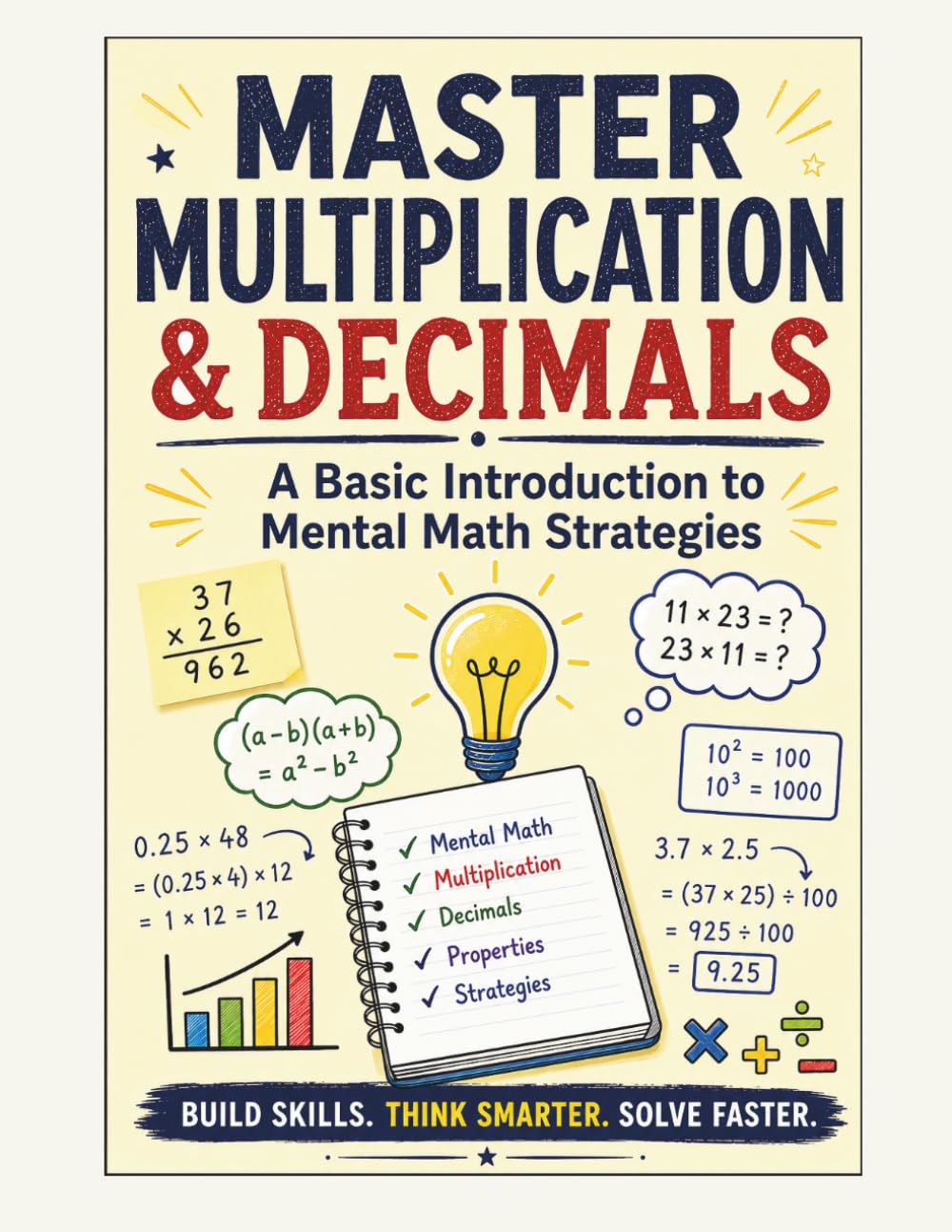 Master Multiplication & Decimals:: A Basic Introduction to Mental Math Strategies