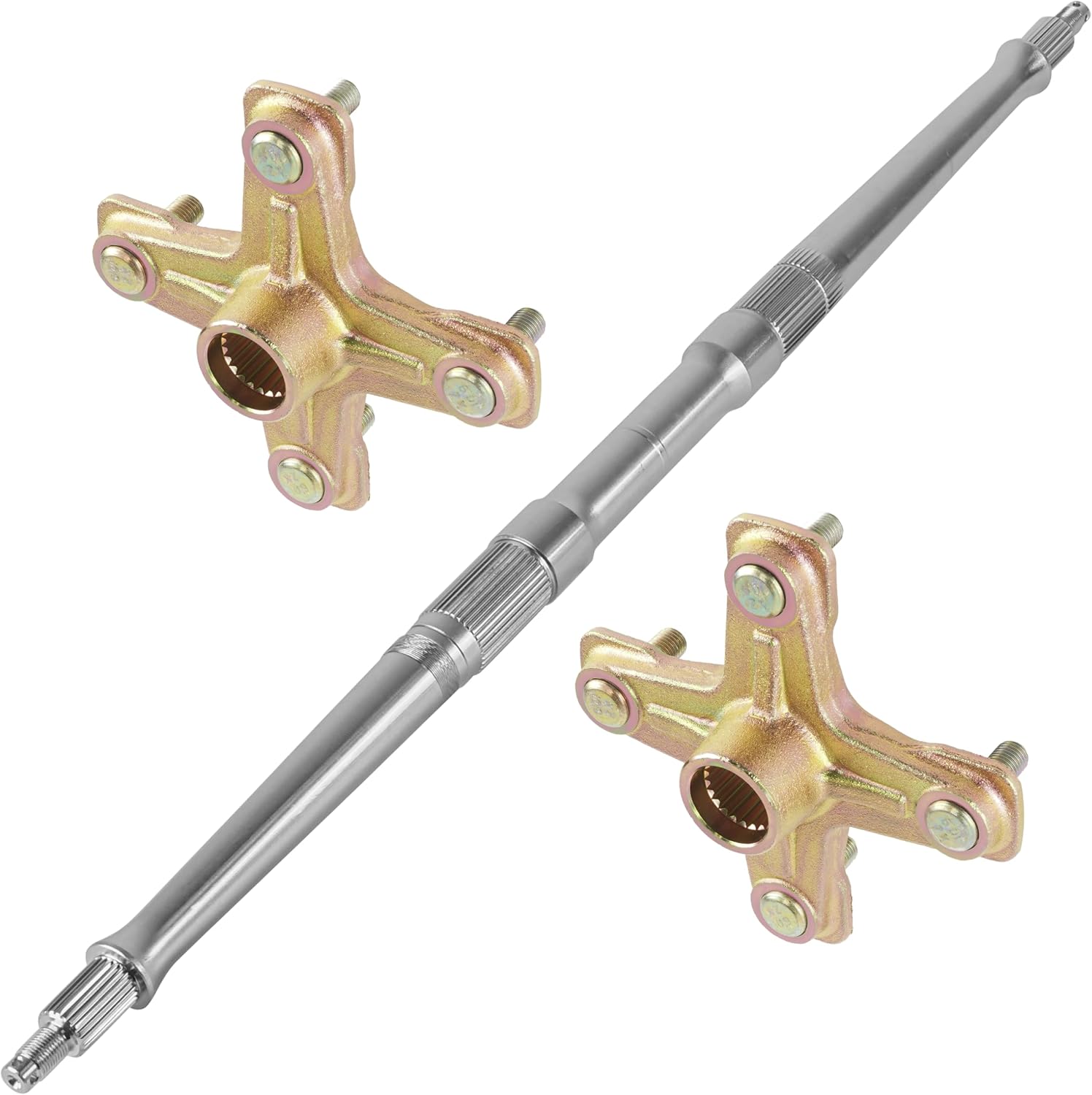 Caltric Rear Axle Shaft with Wheel Hub Compatible with Yamaha Raptor 700R 700 YFM700R 2006 2007-2020