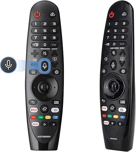 Miniatura 1 de Voice Magic Remote AKB75855501 para LG AN-MR20GA AN-MR19BA Smart TV Magic Remote Reemplazo con función de puntero