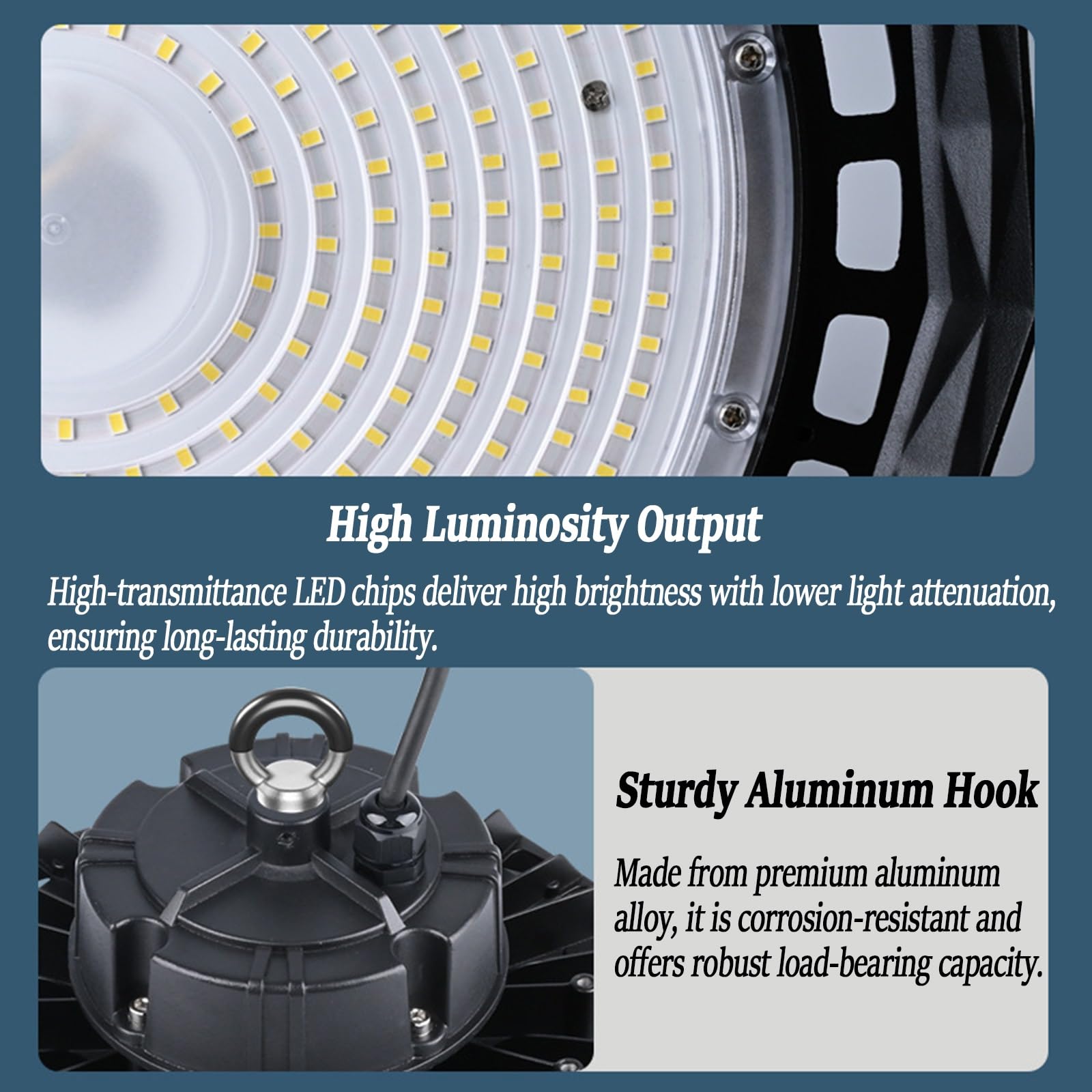 200W 20 Pack UFO LED High Bay Shop Light 24000LM Garage Lights 100W 150W Barn Lights Wholesale Industrial — view 4