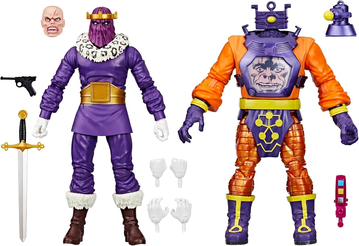 Marvel Legends Series Baron Zemo y Arnim Zola, figuras de acción coleccionables de 6 pulgadas de Captain America Villains (exclusivas de Amazon)