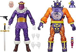 Marvel Legends Series Baron Zemo and Arnim Zola, Captain America Villains Comics Collectible 6-Inch Action Figures (Amazon Exclusive)