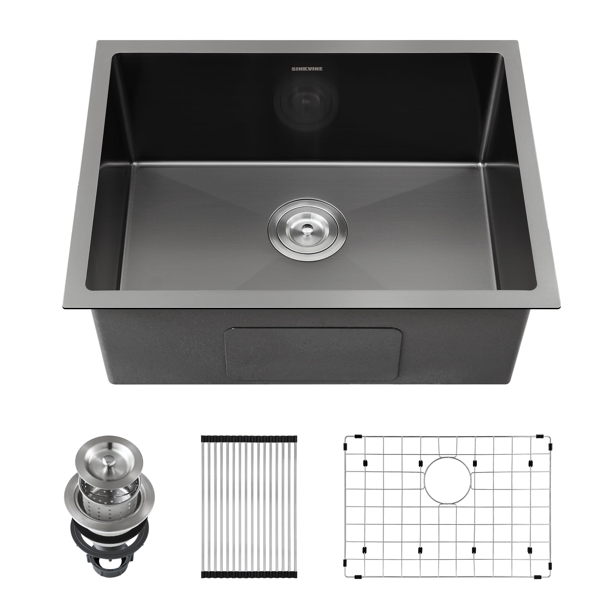 SINKVINE Black Undermount Sink