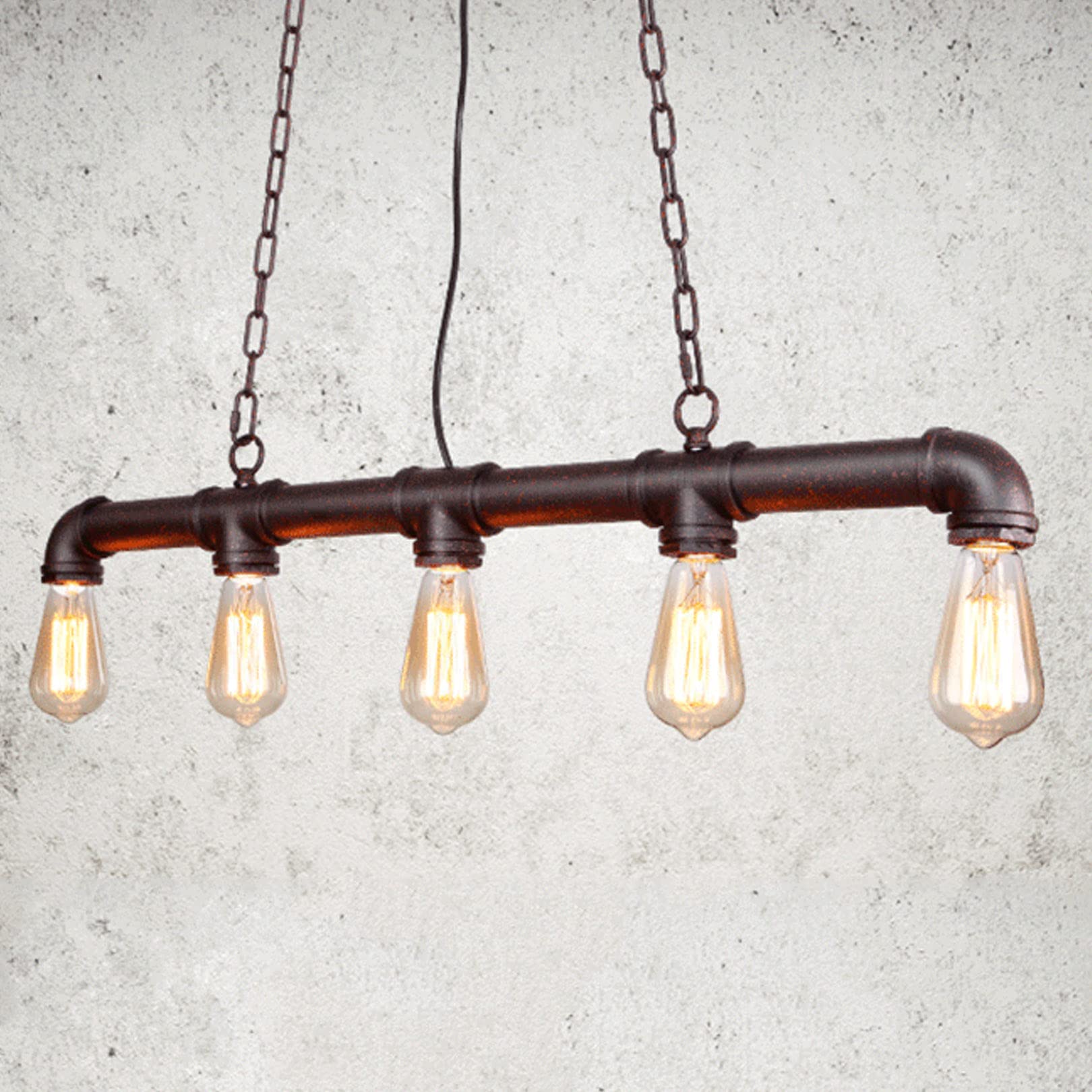 Lampe Suspendue Industrielle pour Rénover une Décoration de Bar Rustique
