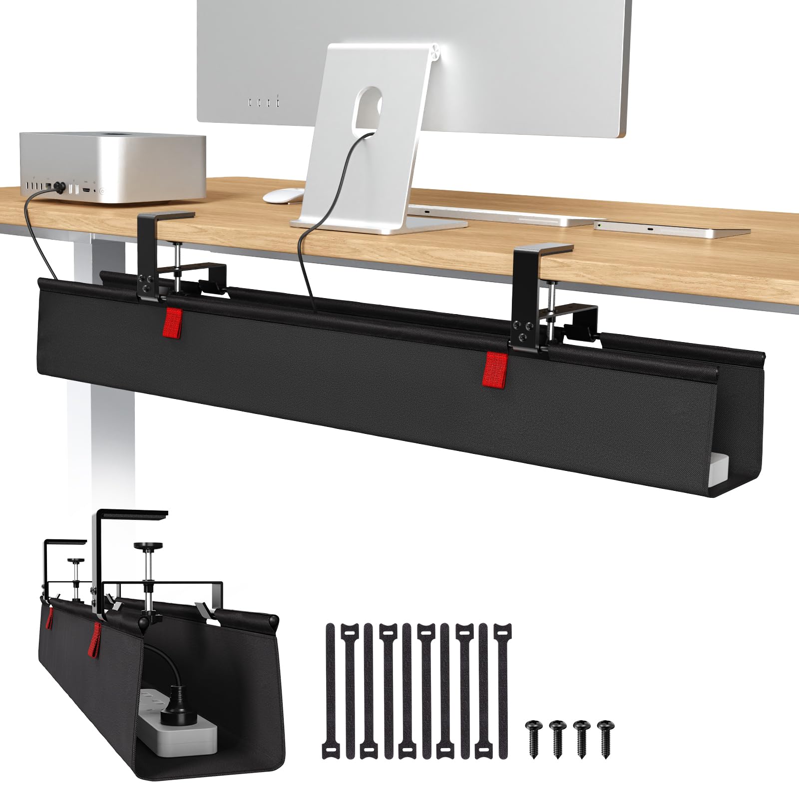 Univivi Under Desk Cable Management Tray