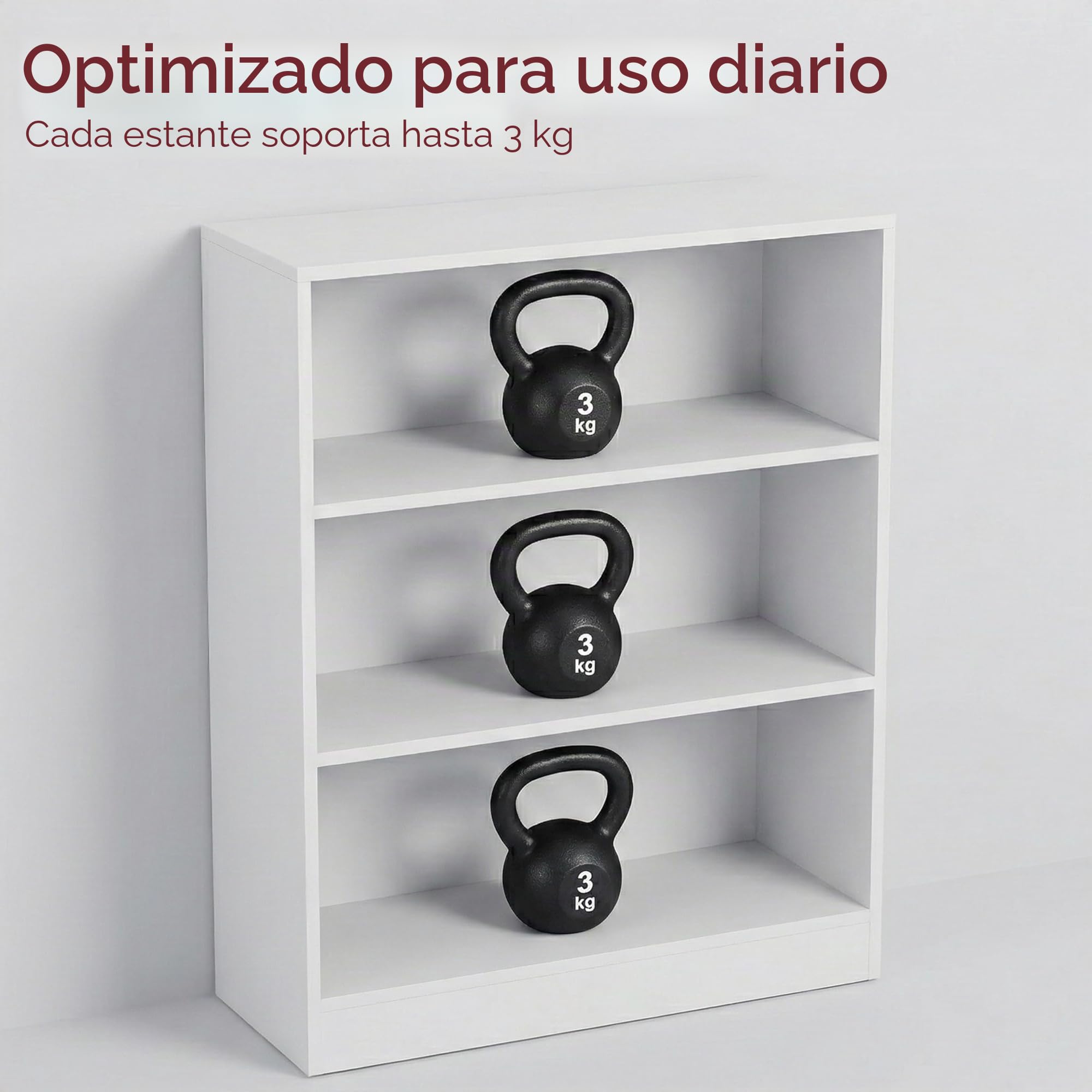 Vida Designs - Estantería Baja Cambridge de Madera de Roble Negra con 3 estantes, para Oficina o Sala de Estar