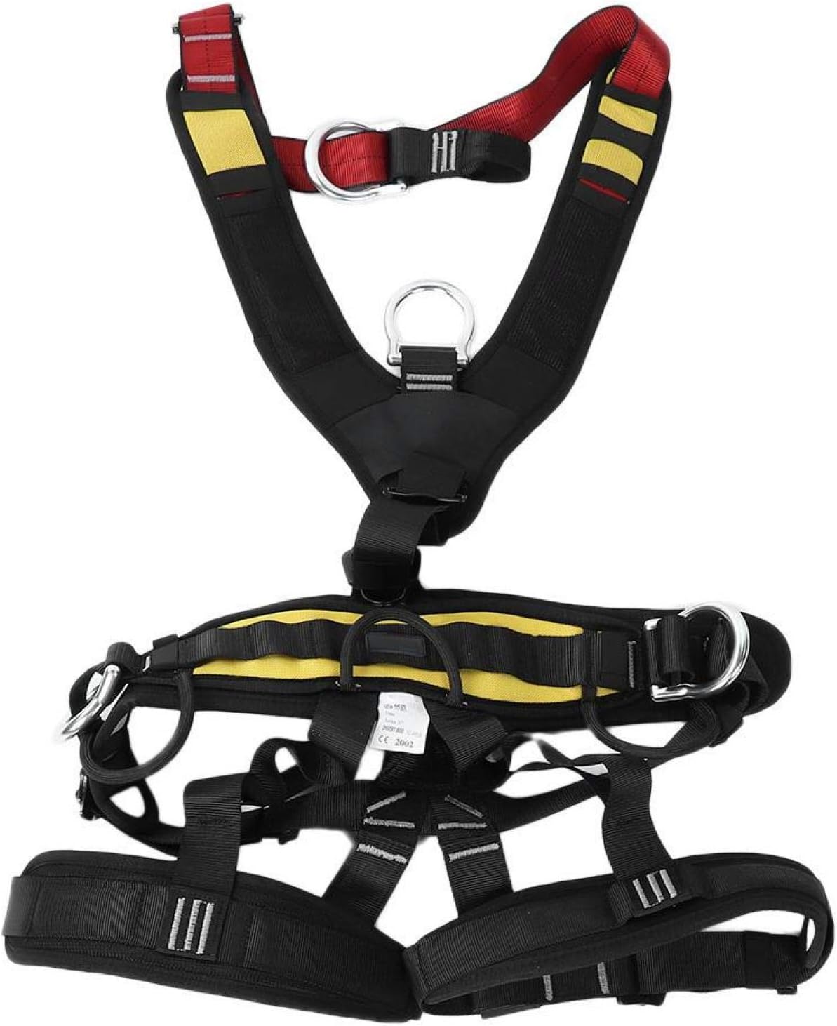 Bungee Harness, High Strength Polyester Material Body Harness for Caving for Rock Climbing for Mountaineering for Fire Rescue(160-190)