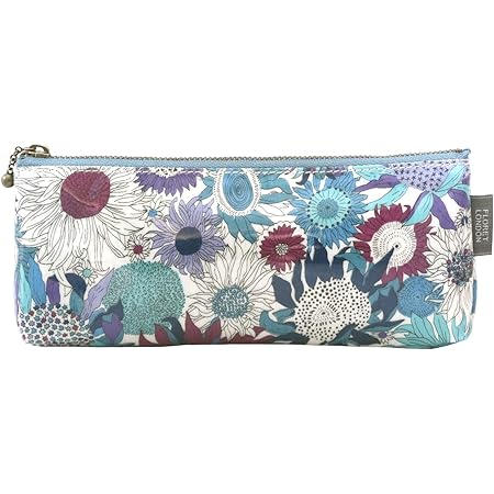 Amazon Co Jp Floret London Liberty Print リバティプリント を使用した ペンケース スモールスザンナ ブルー 文房具 オフィス用品