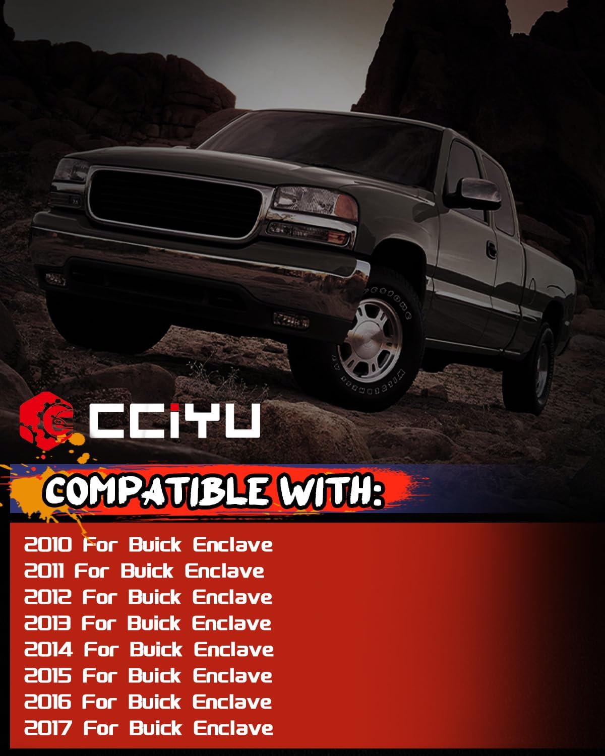CCIYU Master Power Window Switch Fit 2010-2017 for Buick Enclave Window Control Switch 20958435 25982963