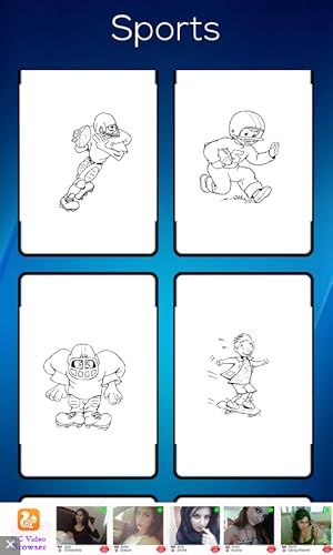 Sports Coloring Book