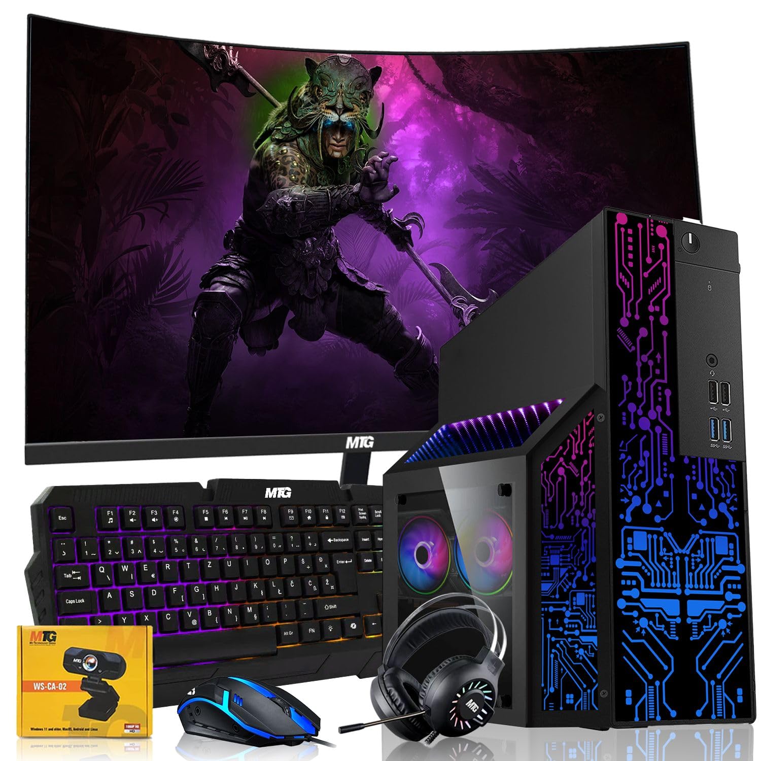 Amazon.com: TechMagnet Nova Gaming Desktop PC Bundle with Core i7