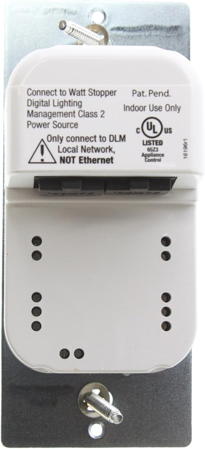 Watt Stopper LMDM-101-B DLM Digital Dimming Wall Switch, 24VDC, RJ45, Black