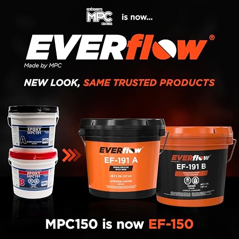 Everflow Made by MPC Epoxy Resin Kit, Clear Countertop Epoxy Kit