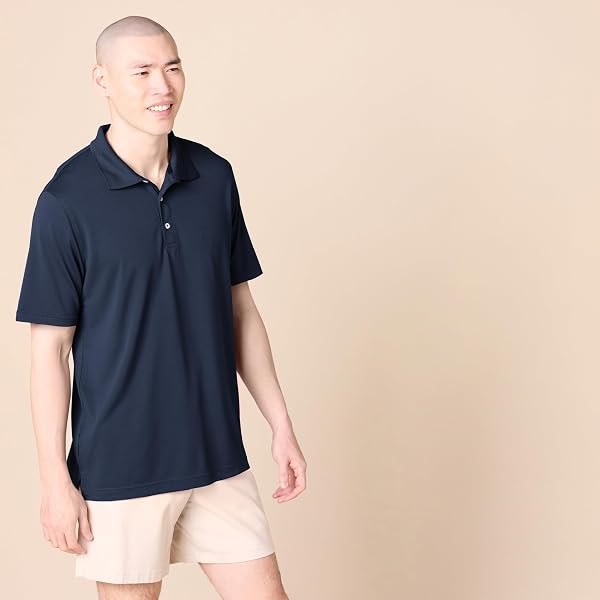 Amazon Essentials Homme Polo de Golf, Séchage Rapide, Manches Courtes - 3