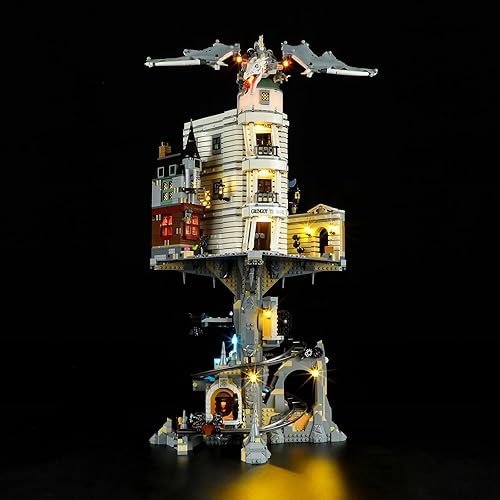 BRIKSMAX Kit de iluminación LED para LEGO-76417 Gringotts Wizarding Bank - Compatible con Lego Harry Potter Juego de construcción - No incluye juego