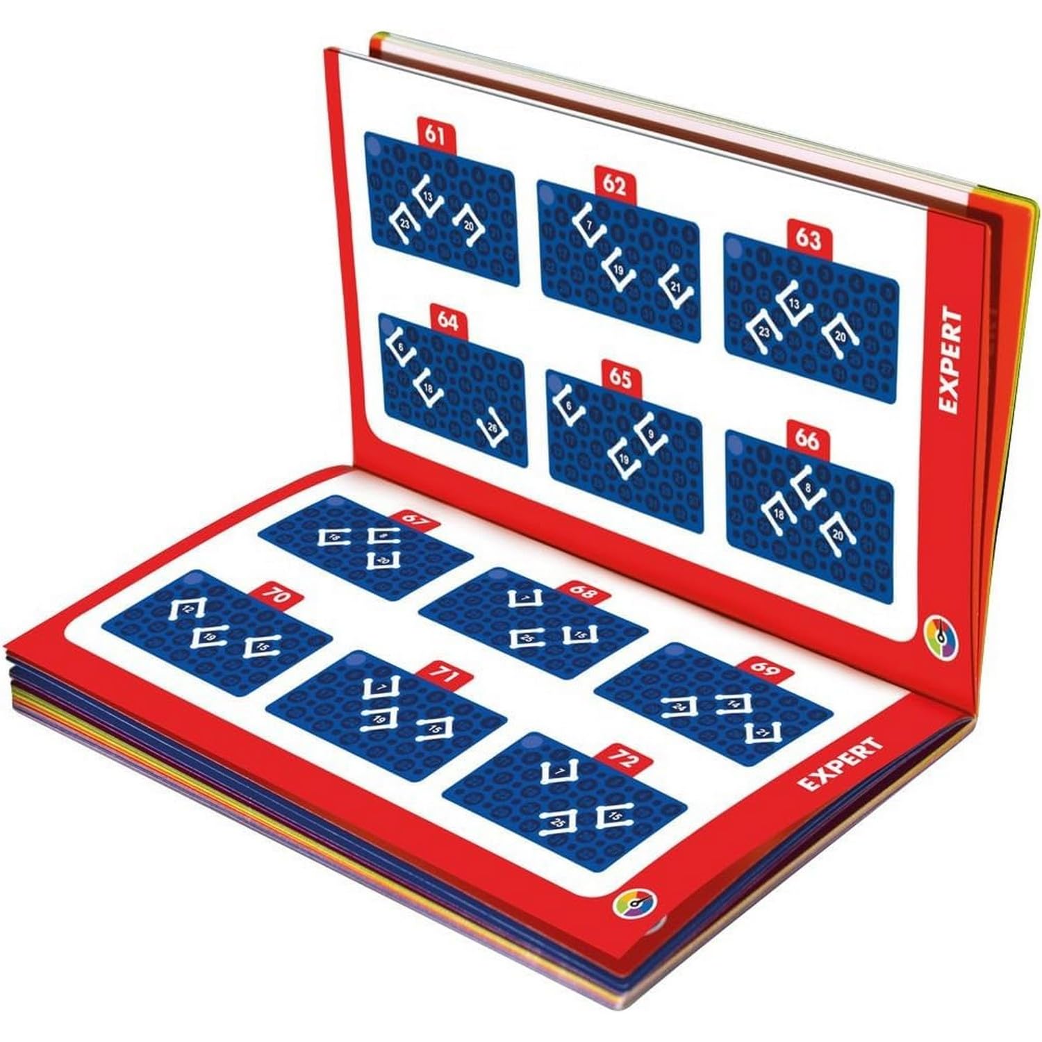 POTLID Brain Teaser Puzzle Game with 120 Challenges | Cognitive Skill Building Travel Game | Portable Case Mind Game for Kids & Adults | Educational Brain Training Toy 2