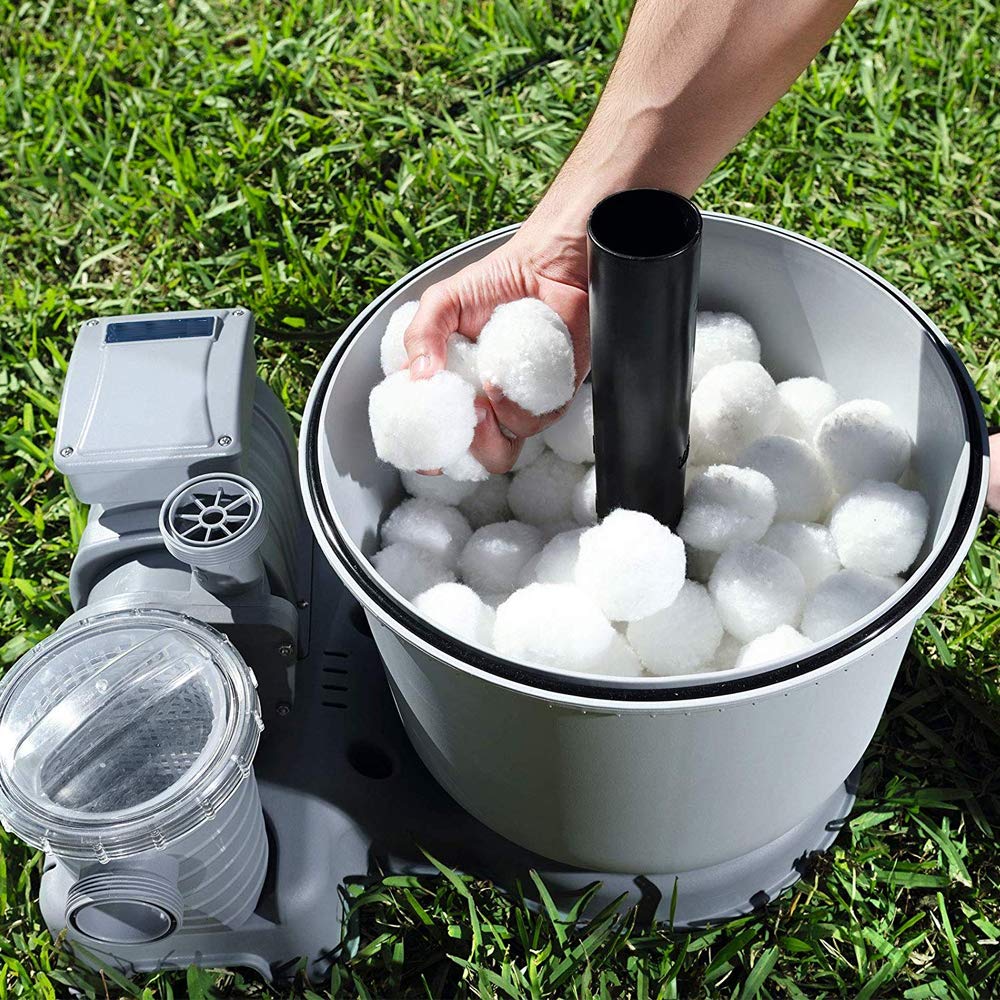 Filter Balls 2100 g di sfere filtranti, materiale filtrante sostitutivo 75 kg di sabbia per piscina, filtro a sabbia