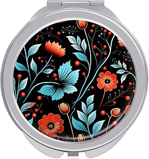 Makeup Mirror Black and Red Vanity Mirror 1X/...