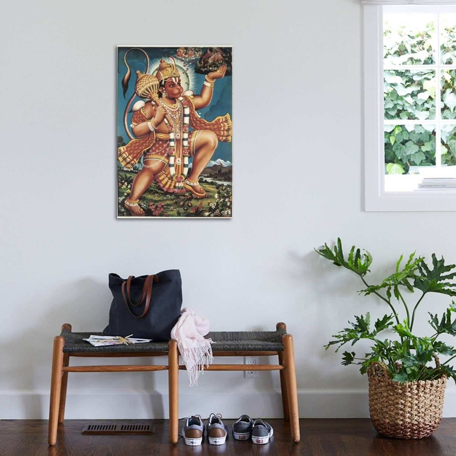ART.COM Wall Art Print God Hanuman, 24" x 36"