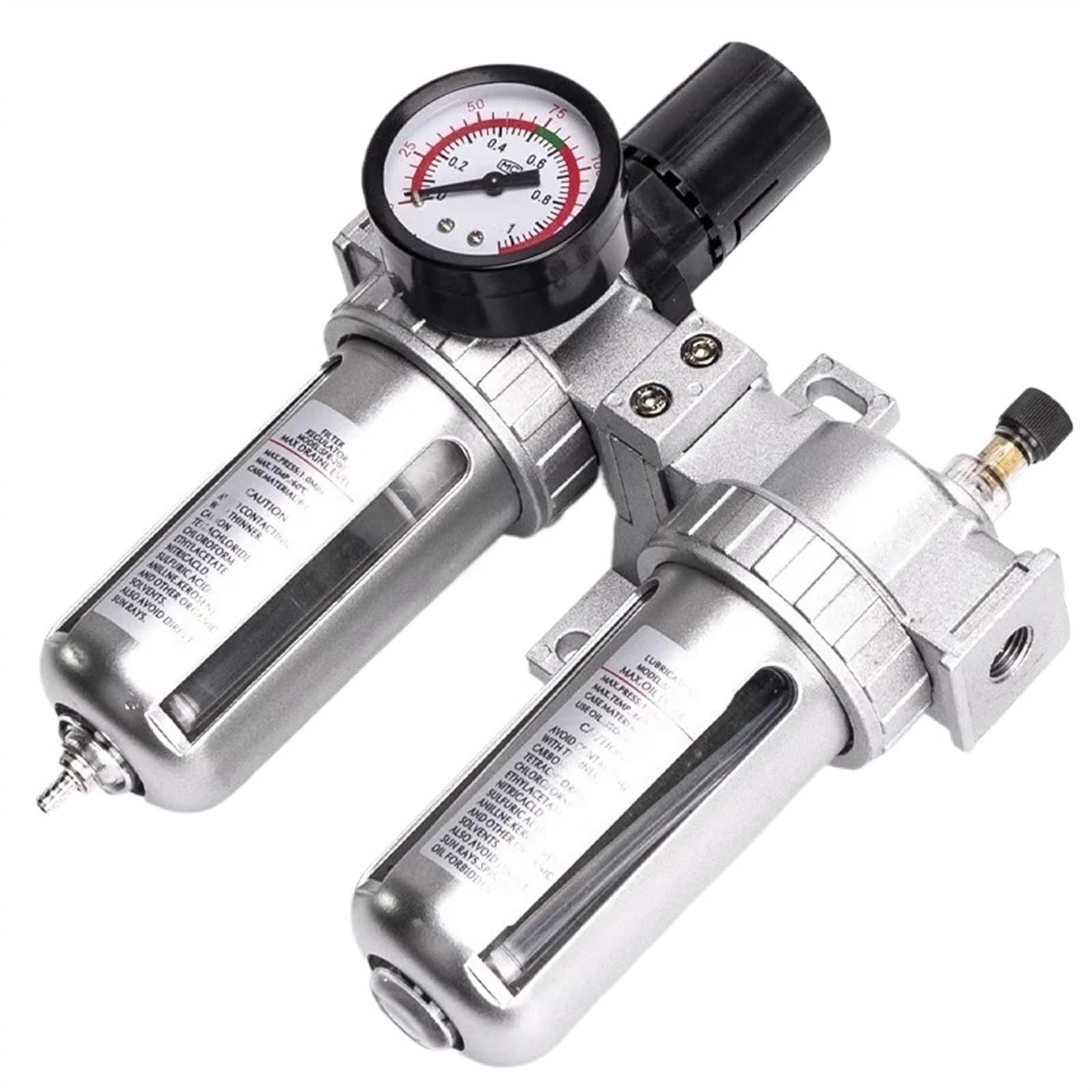 Compresor de aire SFC-200 con filtro separador de aceite y válvula de regulación
