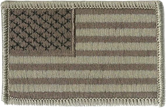 Tactical USA Flag Patch - ATAC-tan
