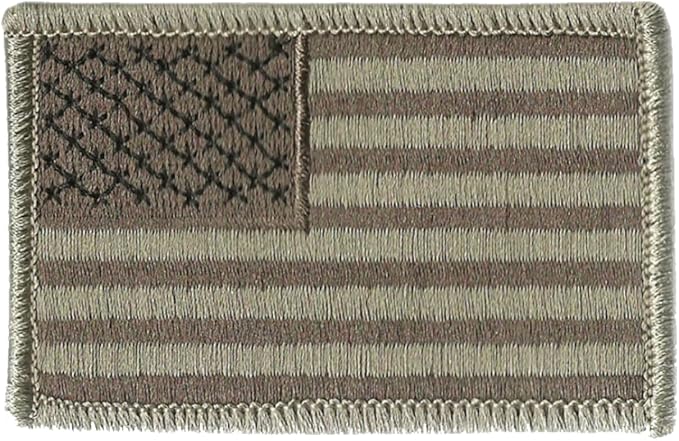 Tactical USA Flag Patch - ATAC-tan