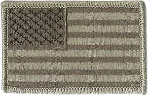 Tactical USA Flag Patch - ATAC-tan