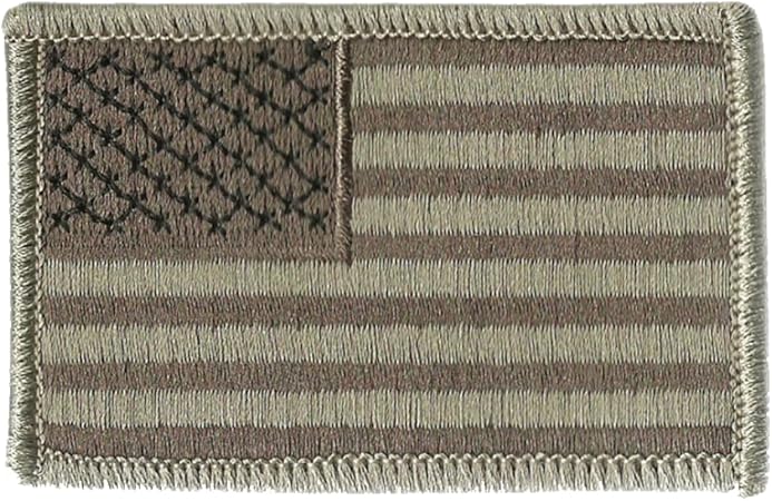 Tactical USA Flag Patch - ATAC-tan