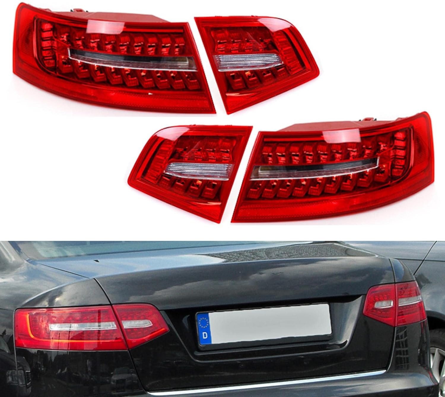 YSASFZX Rücklicht Für Audi A6 C6 S6 RS6 2009-2011 - Links Außen 4F5945095J