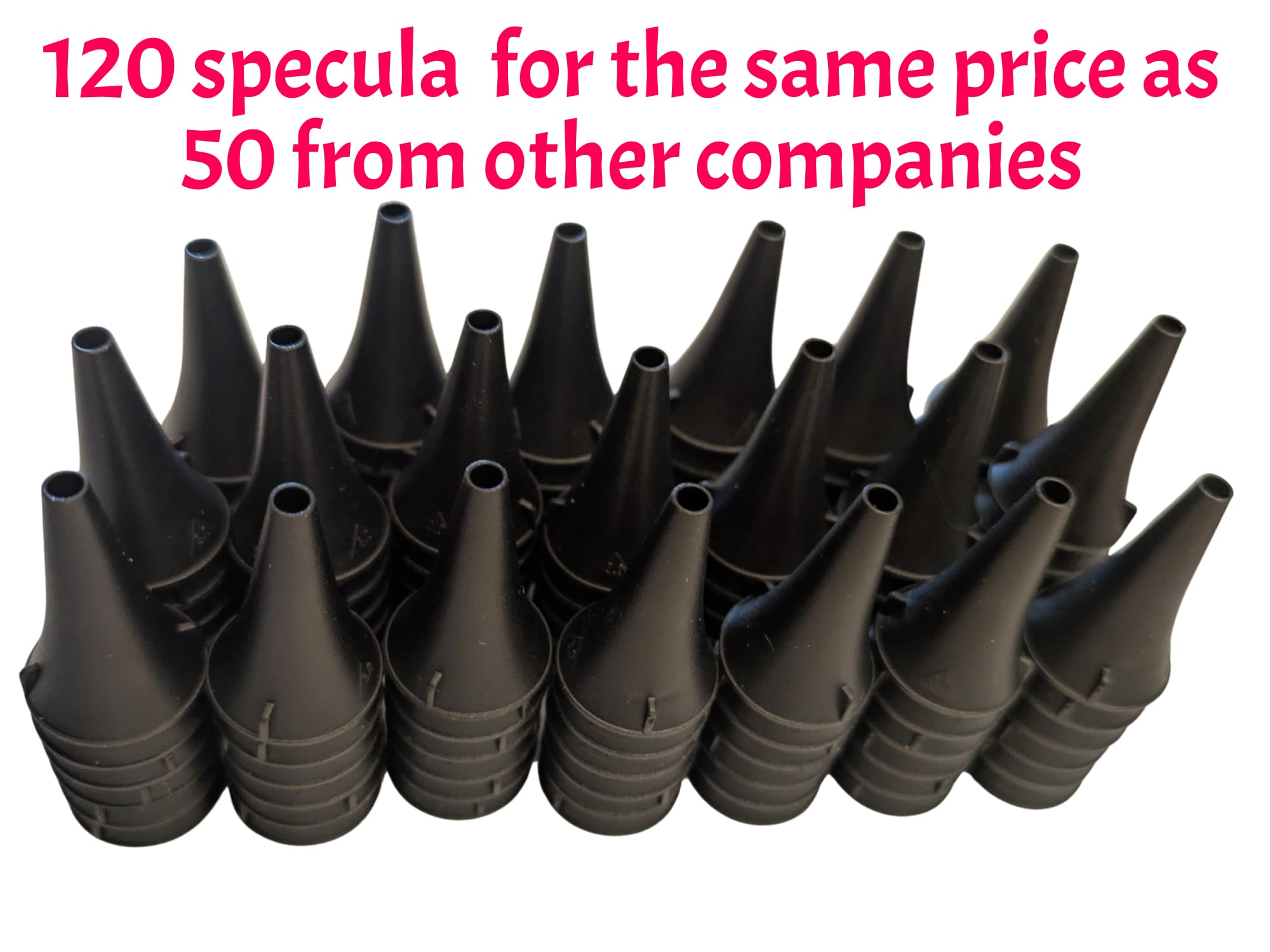 Espéculos Desechables para otoscopio de 4ª generación de Dr. Mom y RA Bock de 2.75 mm, 45 Unidades