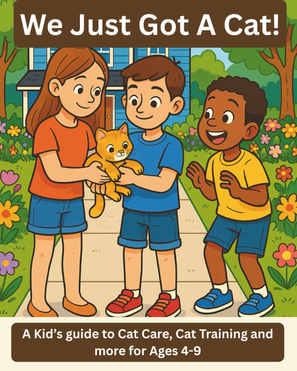 We Just Got A Cat!: A Kid's Guide to Cat Care, Cat Training, and Friendship