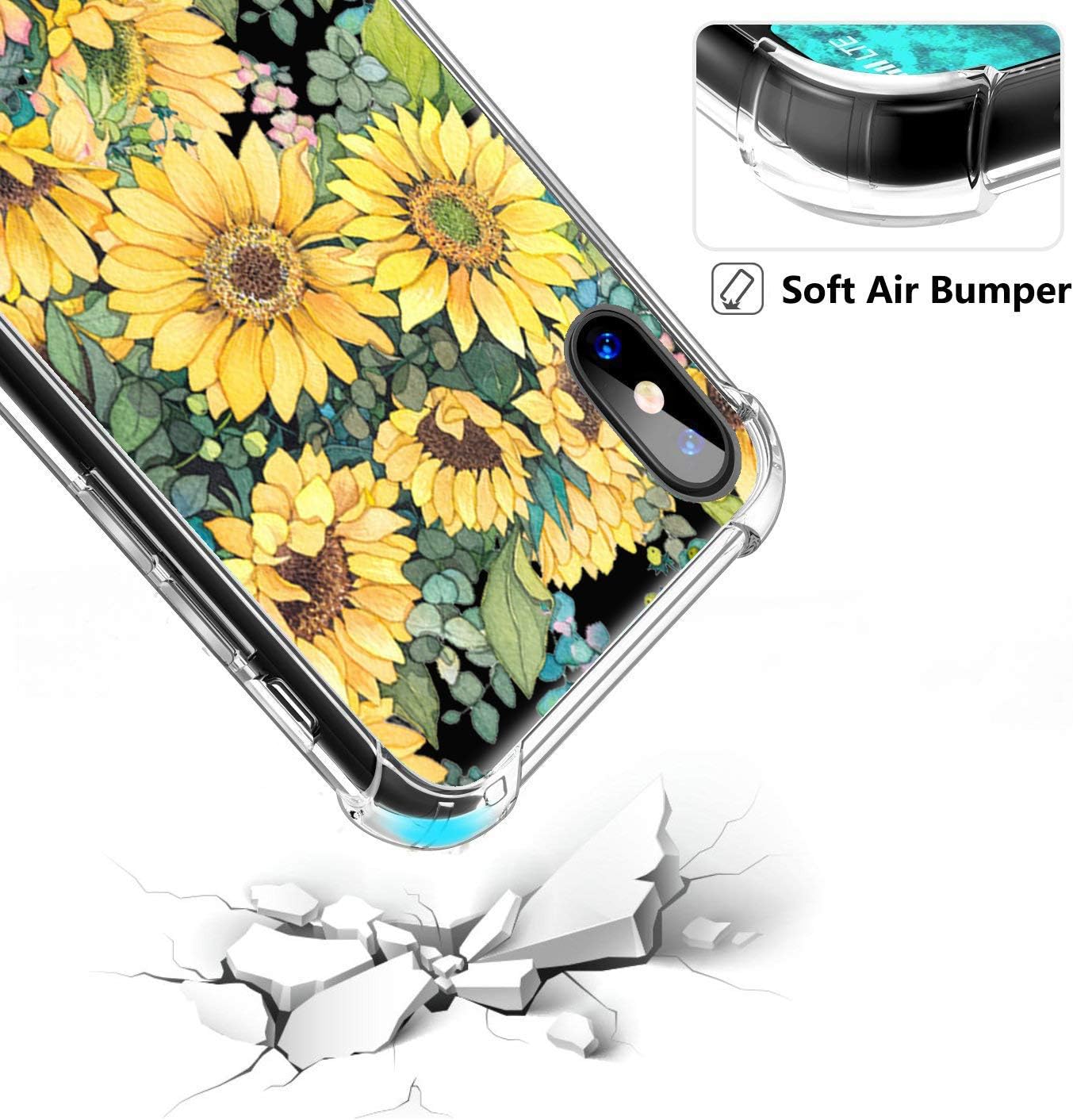 hepix Compatible with iPhone 12 Pro Max Case iPhone 12 Mini Clear Case, Protective Slim Flexible TPU Cover with Bumpers Anti-Scratch for iPhone 12 Pro Max 6.7'' 2020