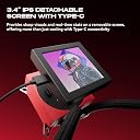 daWg L240AIO, 240Mm AIO Cooler, 3.4" IPS Detachable Type C Screen, Support Sockets - LGA 2066/ 115X/ 1200/1700/ 1851 & AM4/AM5, 2500 RPM Pump, ARGB Sync, PWM Fans, Braided Tubing (Black),Desktop gallery image