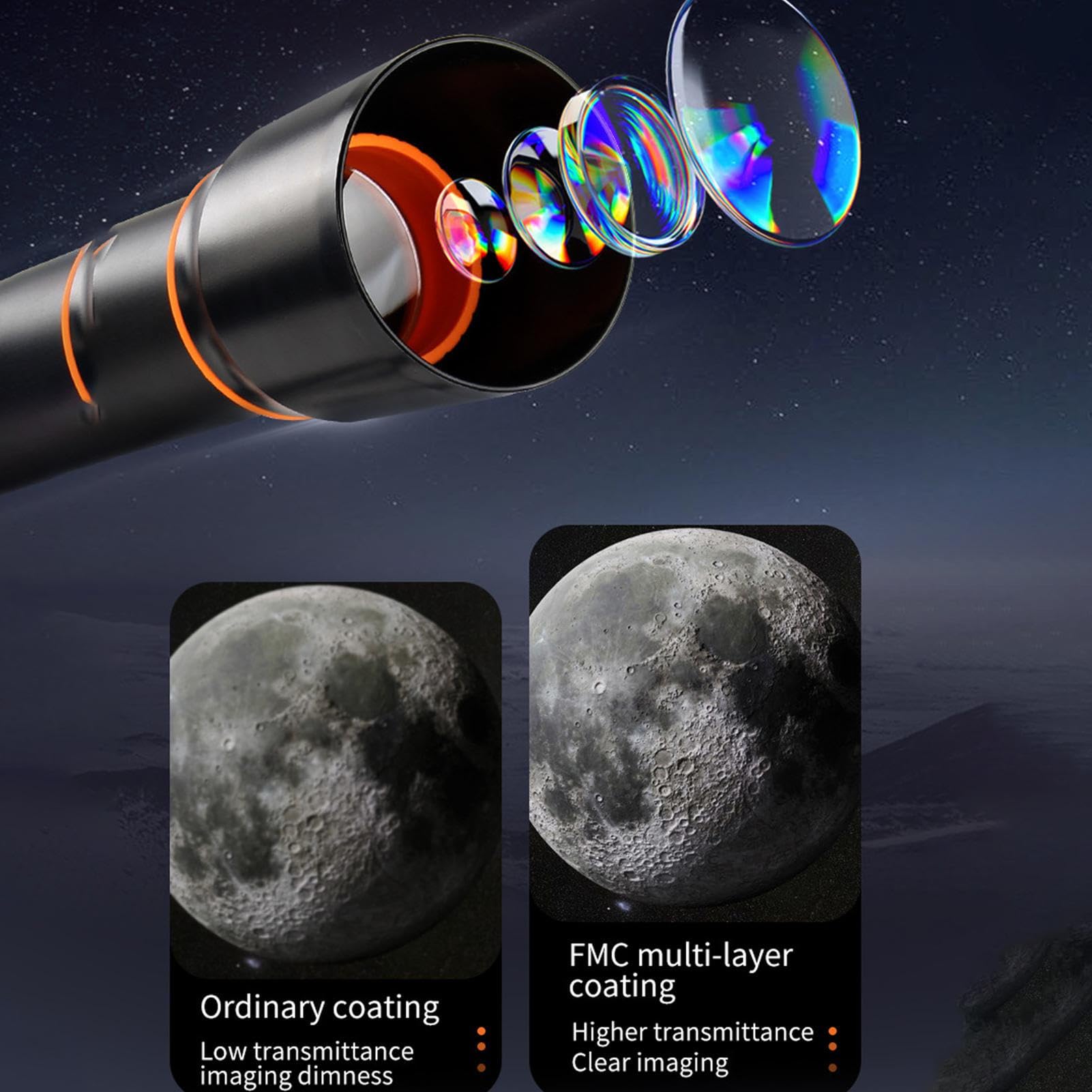Telescopio para niños | Telescopio astronómico Espacial | Telescopio