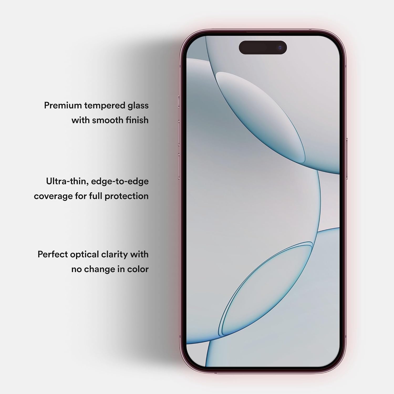 BodyGuardz Red Light Converter Privacy Screen Protector – Passive Red Light Therapy for Face - Promotes Better Sleep, Healthier Skin, Reduced Eye Strain - Privacy Glass, Easy Install (iPhone 17E / 14 / 13 Pro / 13)
