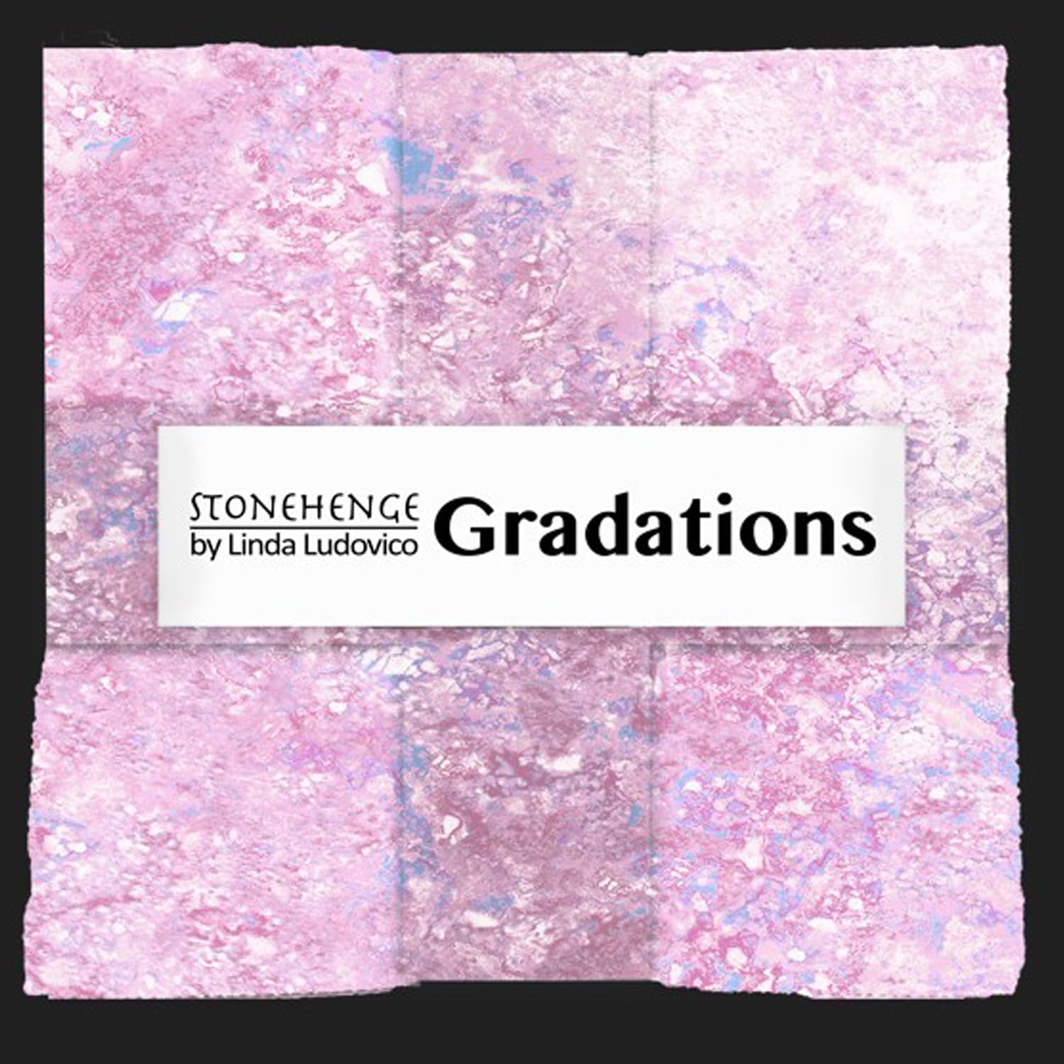 Northcott Stonehenge Gradations Fabric Strips - 10 Inch Squares Fabric Layer Cakes for Quilting - Muse