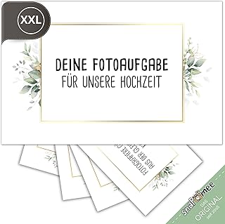 Fotospiel Wedding XXL - The Original from snaPmee - 100+9 Photo Tasks - Wedding Game for Guests and Bride and Groom (Eucal...