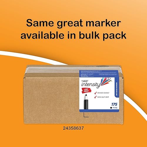 Miniatura 3 de Bic  Marcadores de borrado en seco, Negro 12 unidades