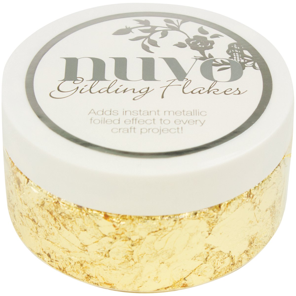 Tonic Studios 850N Nuvo Gilding Flakes, 6.8 oz, Radiant Gold