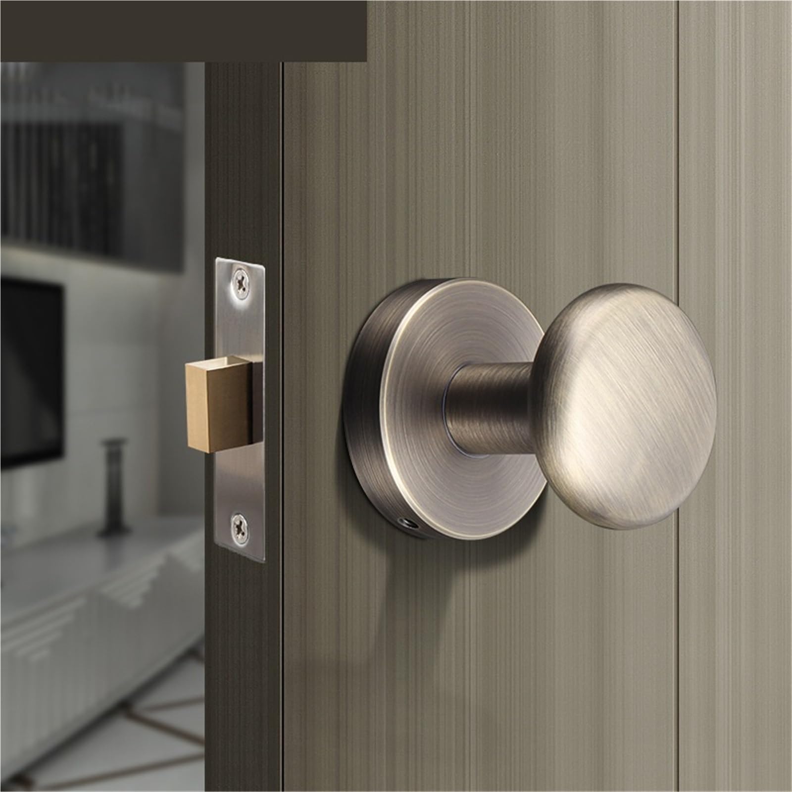 Serrure Latérale Invisible Pour Porte Secrète – Simple Côté, Alliage Zinc