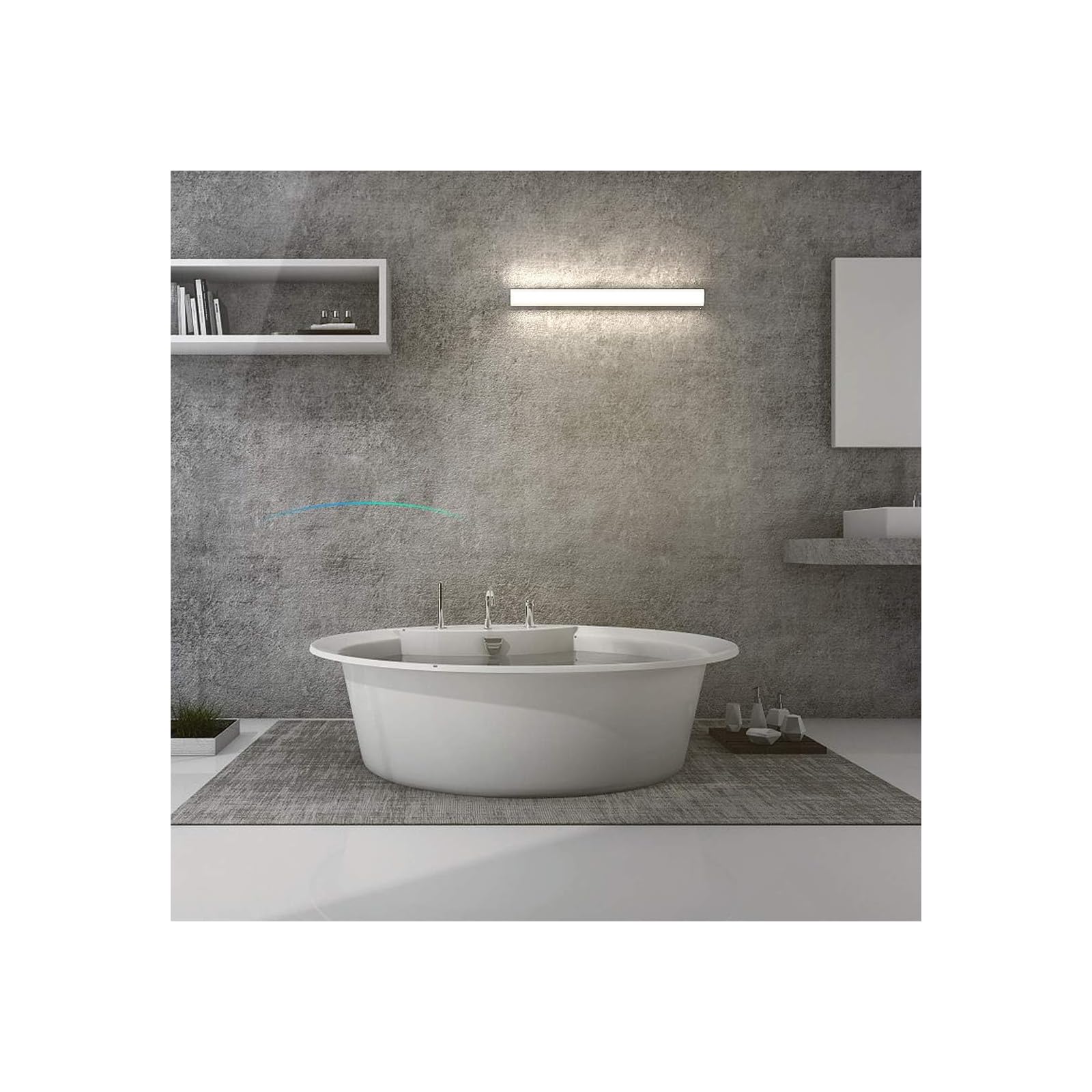 LED Spiegelleuchte Mit 4000mAh Akku - 360° Drehbar Für Bad & Schminktisch